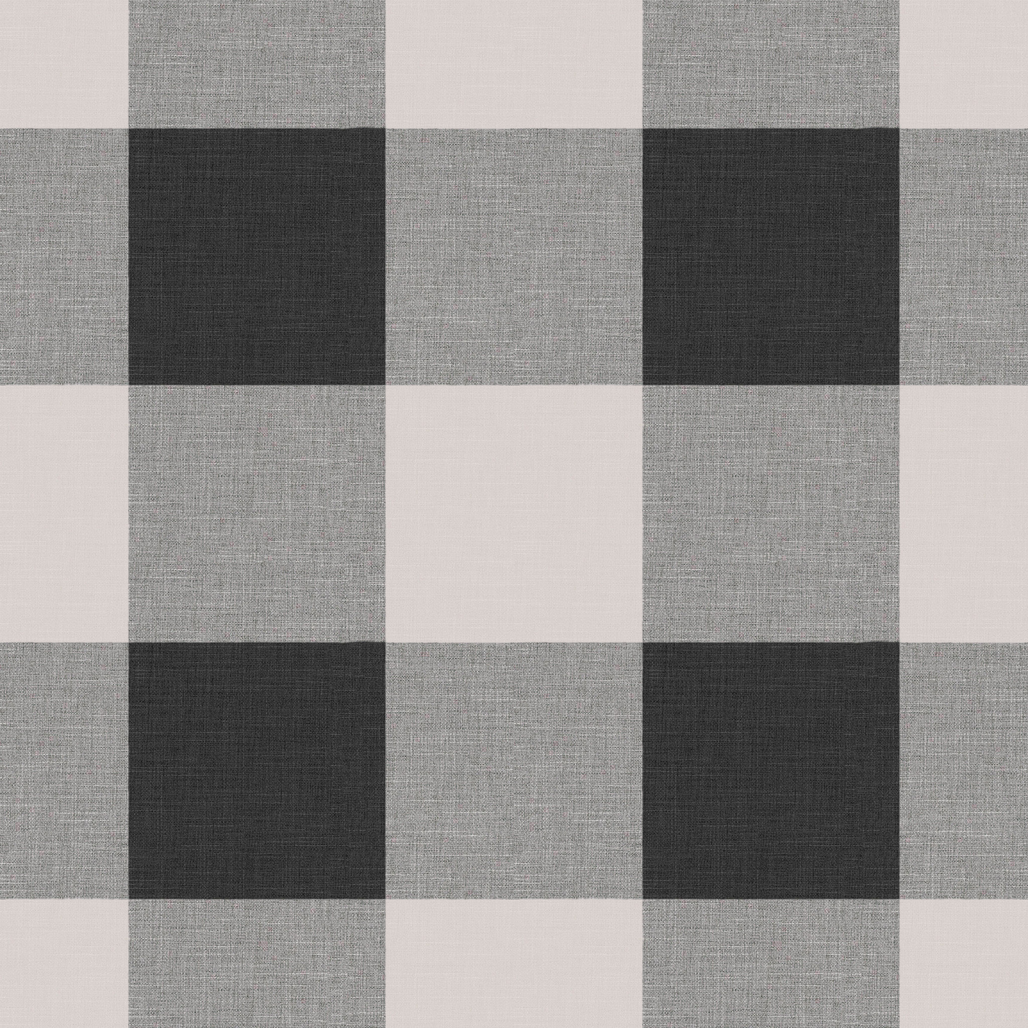 Charcoal Bryce Buffalo Check Cotton Duvet Cover - Full/Queen thumbnail 4