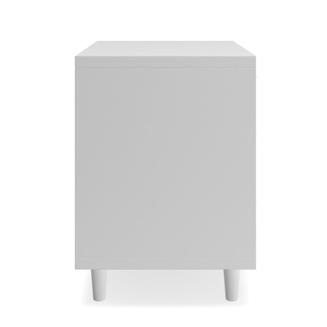 Kamden 3 Drawer Nightstand in White thumbnail 3