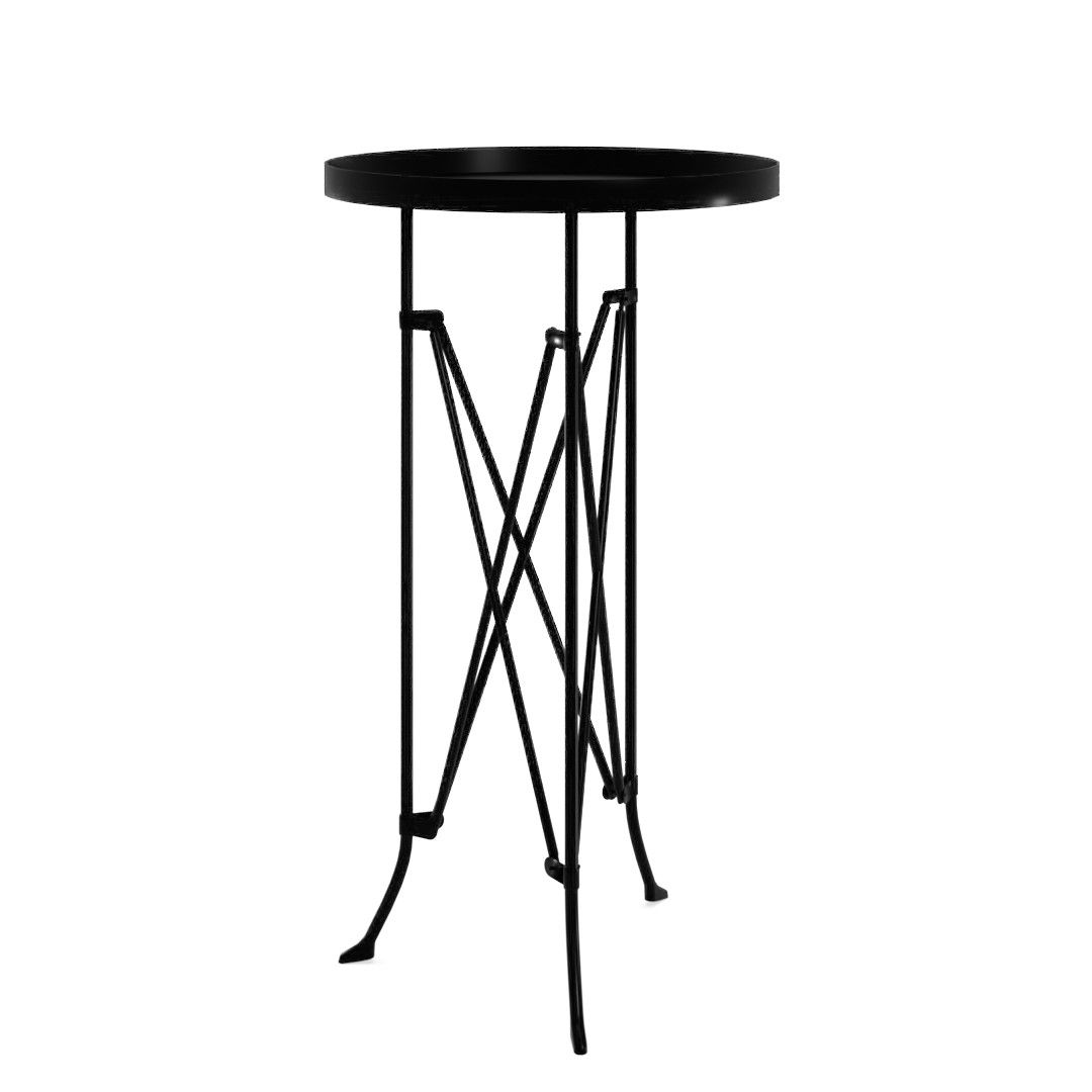 Wachter 25'' Tall Tray Top 3 Legs End Table thumbnail 2