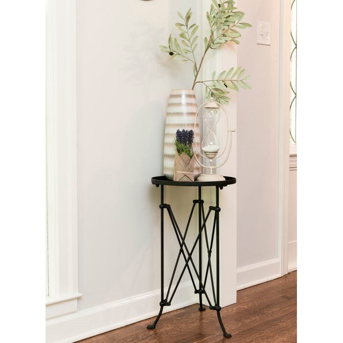 Wachter 25'' Tall Tray Top 3 Legs End Table thumbnail 3