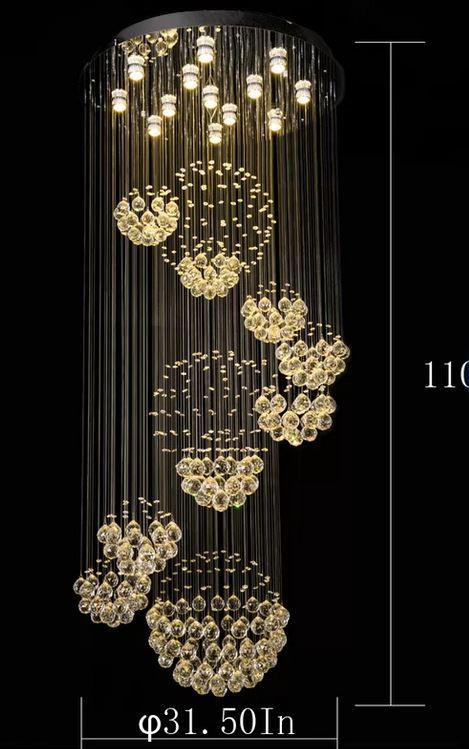 Driskill Light Unique Statement Geometric Chandelier thumbnail 2