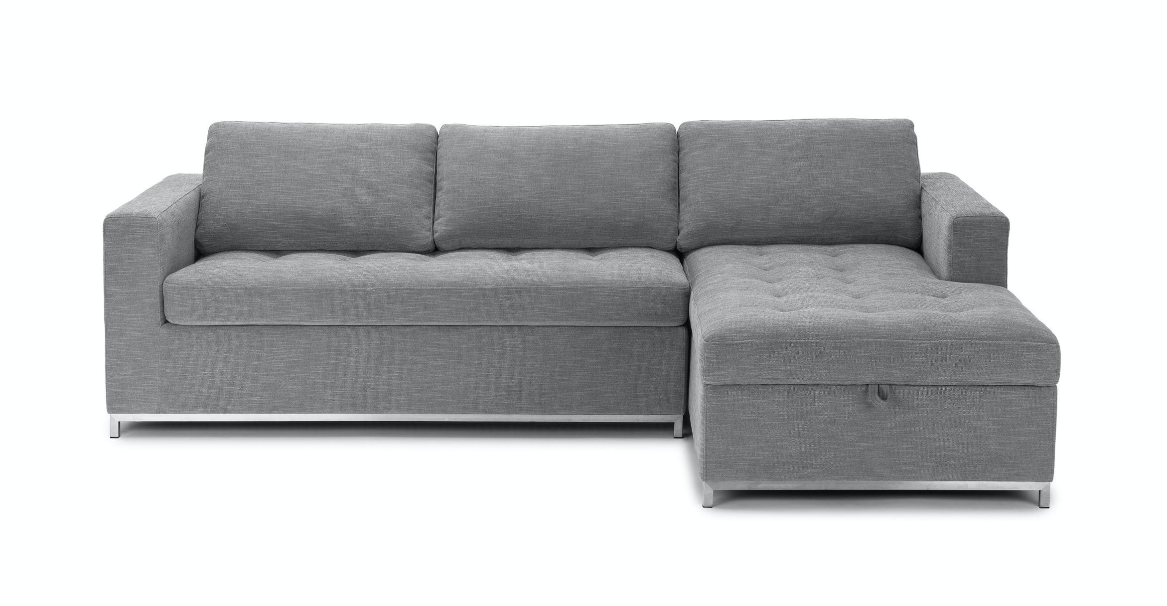 Soma Dawn Gray Right Sofa Bed thumbnail 3