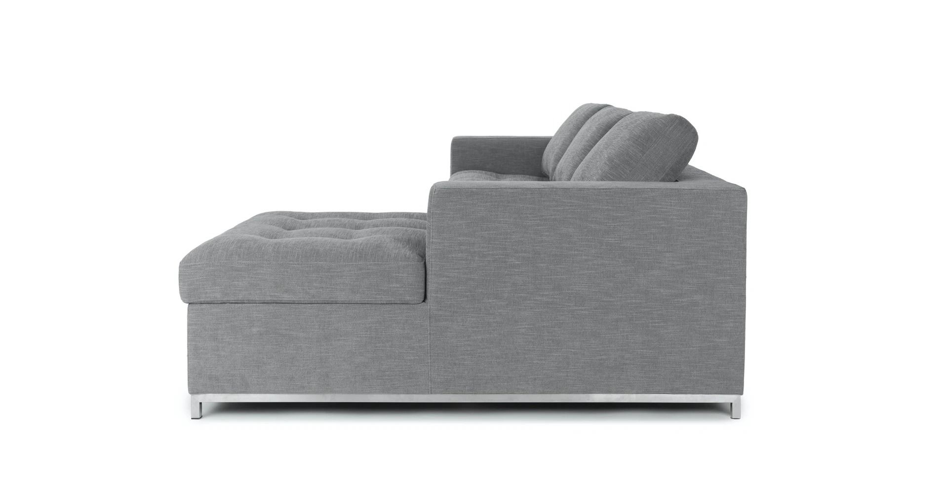 Soma Dawn Gray Right Sofa Bed thumbnail 4