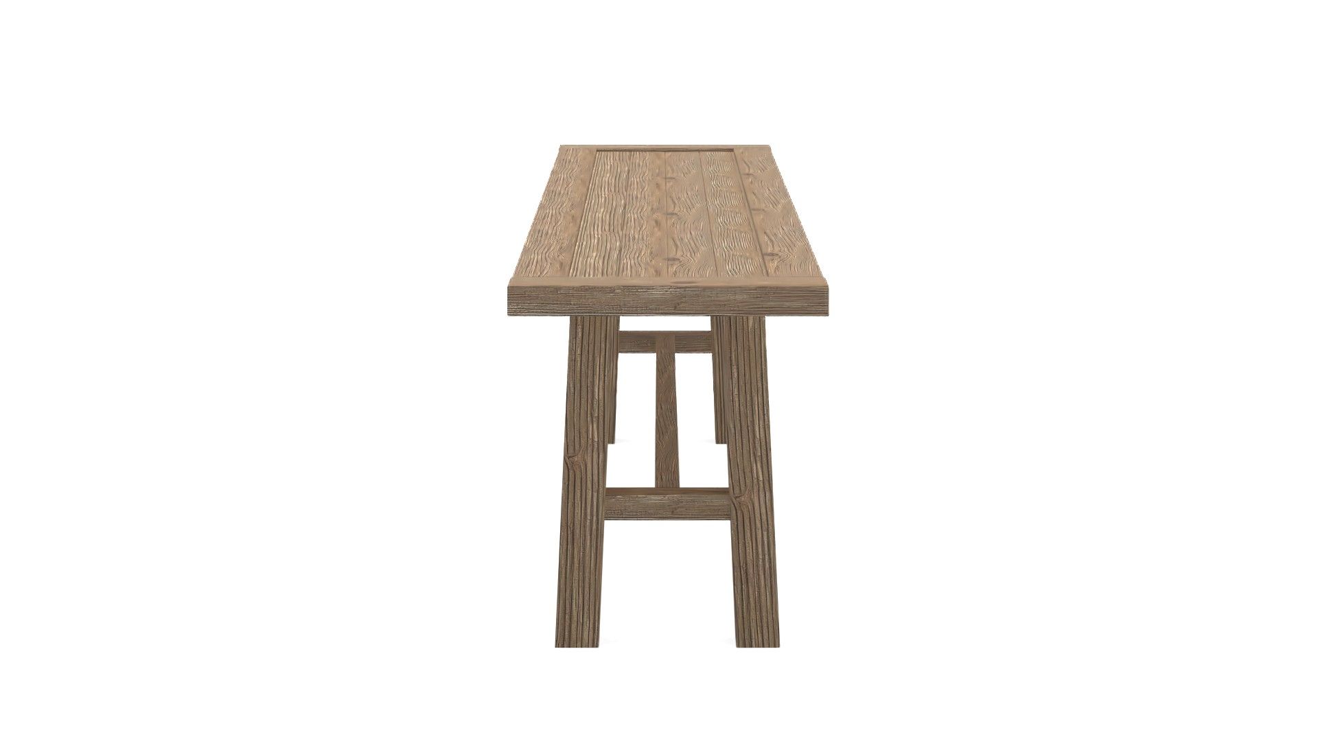 Bartol Reclaimed Wood Dining Bench thumbnail 2