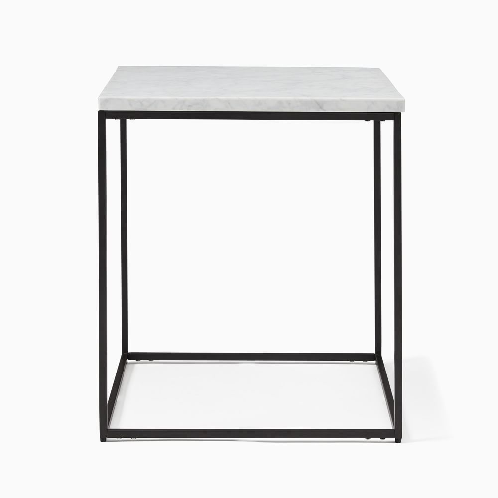 Streamline Square Side Table Marble thumbnail 3