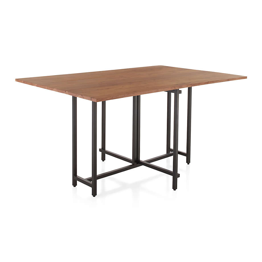 Origami Drop Leaf Rectangular Dining Table - FOLDED thumbnail 3