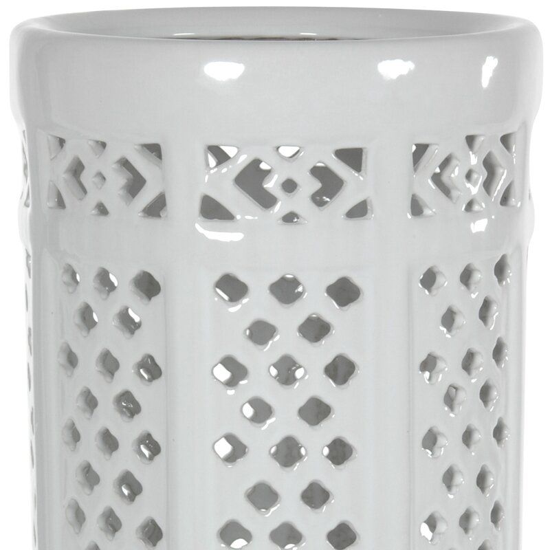 Carved Lattice Decorative Umbrella Stand thumbnail 2