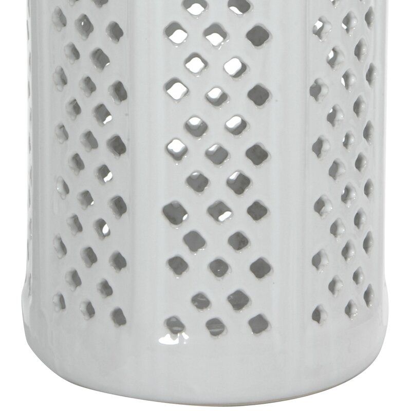 Carved Lattice Decorative Umbrella Stand thumbnail 3