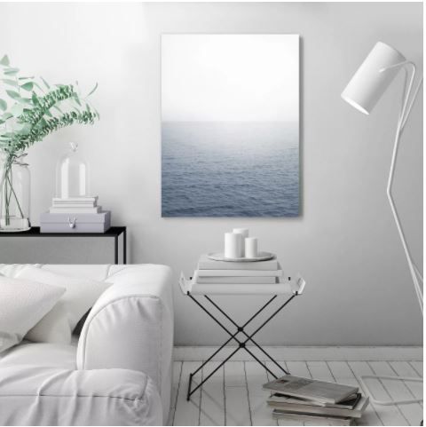 Americanflat Snow On The Lake by Luke Gram Wrapped Canvas thumbnail 2