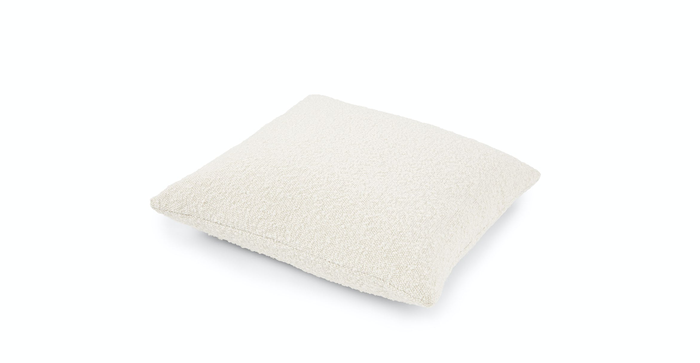 Gabriola Ivory Boucle Pillow Set With Insert-20"x20" thumbnail 3