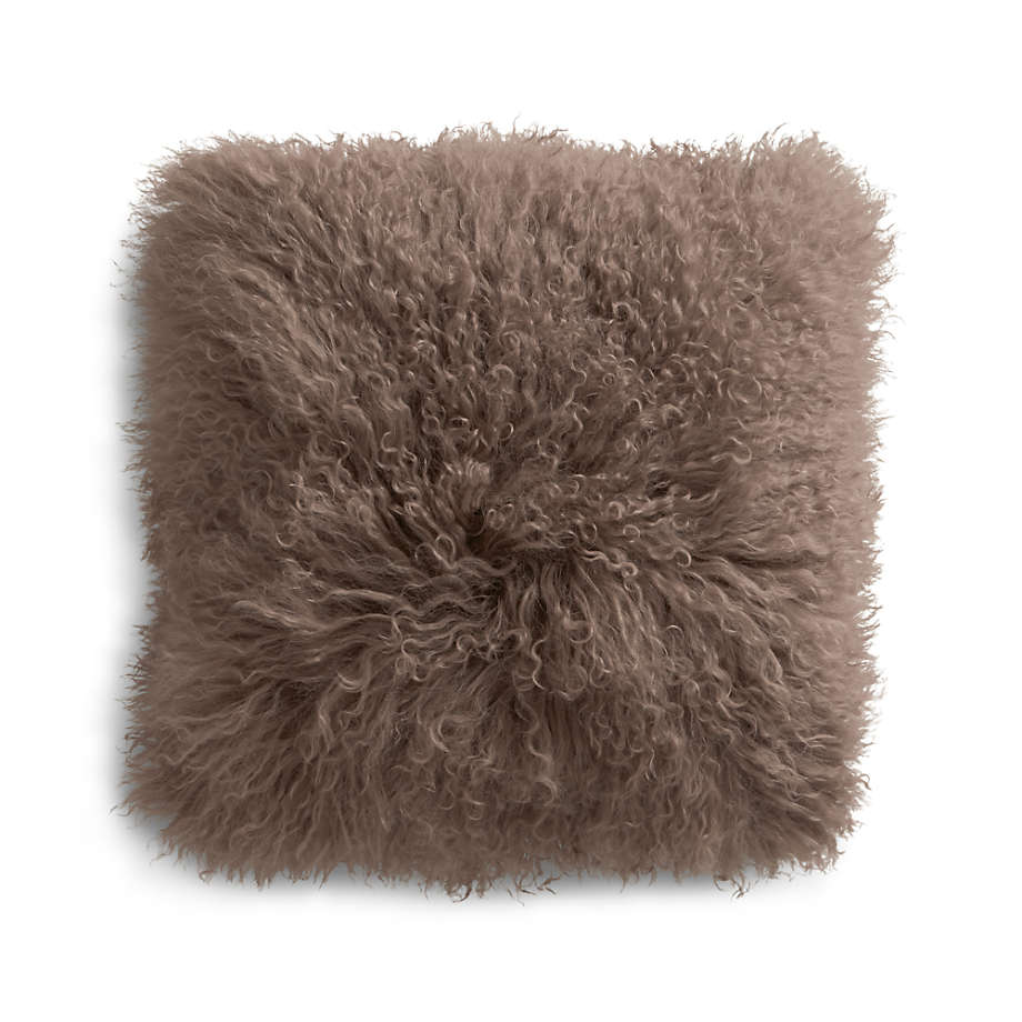 Pelliccia Mushroom Brown  With Insert-16"x16" thumbnail 2