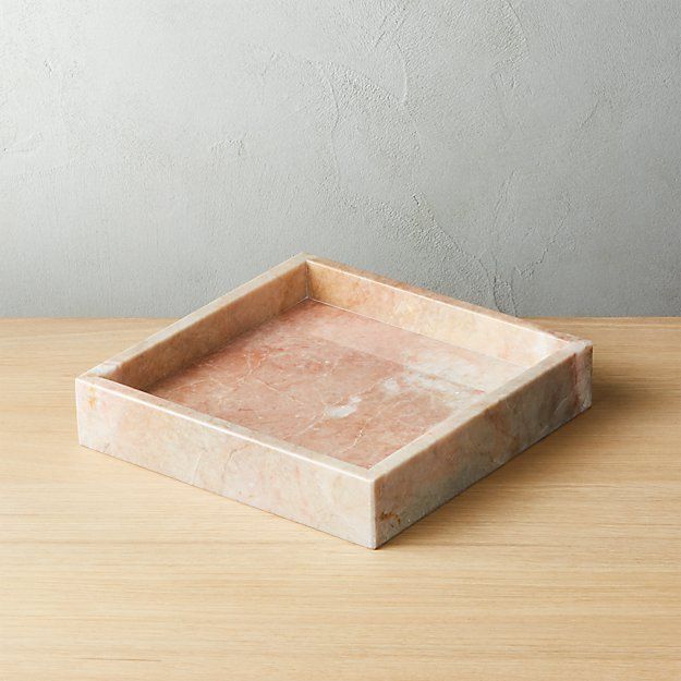 STACK SMALL PINK MARBLE TRAY thumbnail 3