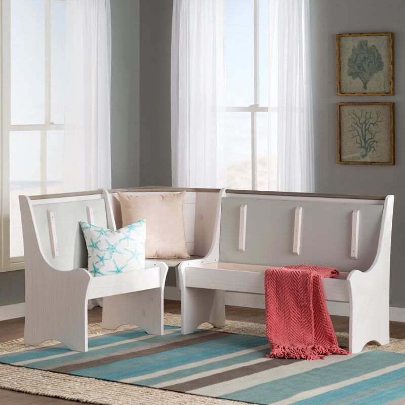 Monroe 3 Piece Breakfast Nook Dining Set 2 thumbnail 4