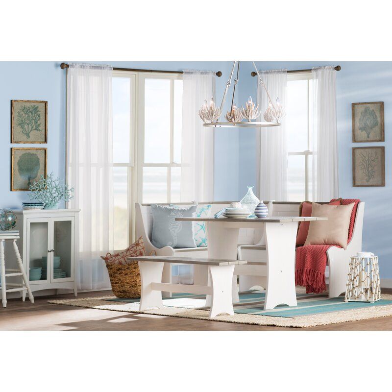 Monroe 3 Piece Breakfast Nook Dining Set 3 thumbnail 4