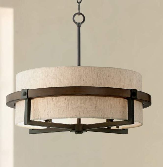 Castille Wide Bronze Pendant Light thumbnail 3
