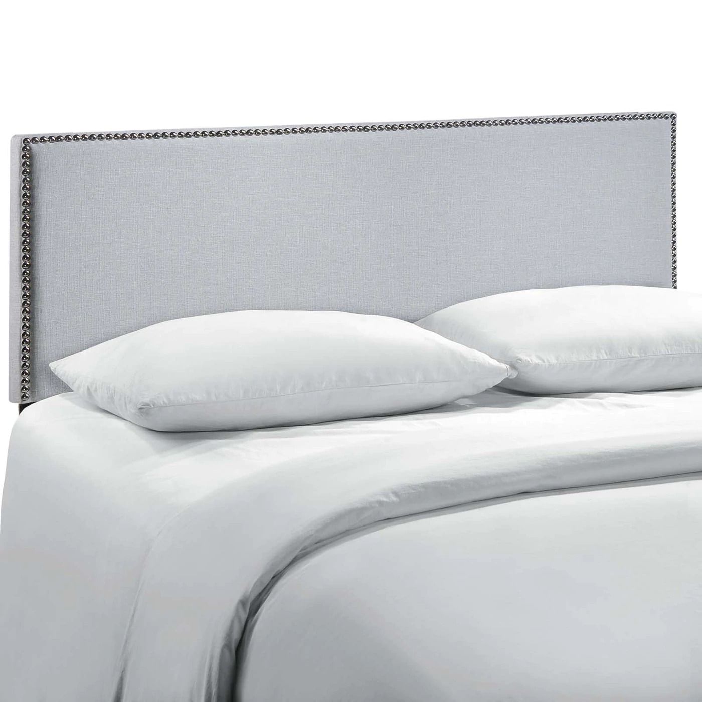 Reign Nailhead Upholstered Headboard - Queen thumbnail 4