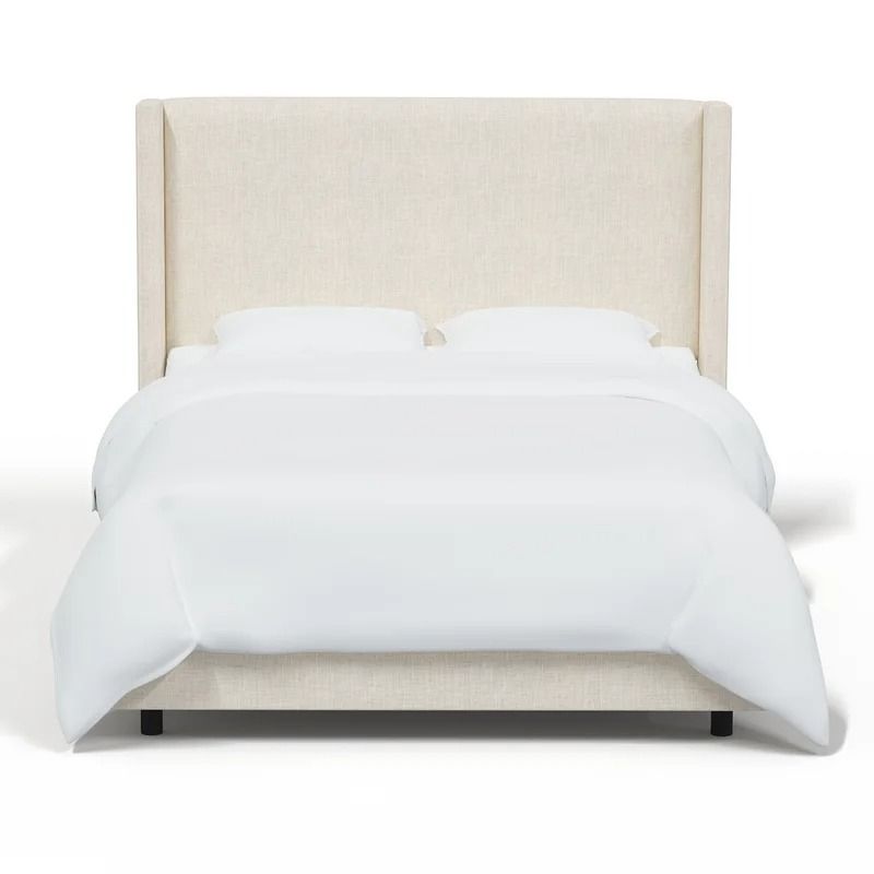 Amera Upholstered Low Profile Standard Bed-Queen thumbnail 4