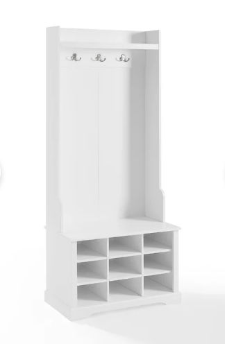 Aaleyah Hall Tree with Bench and Shoe Storage thumbnail 3