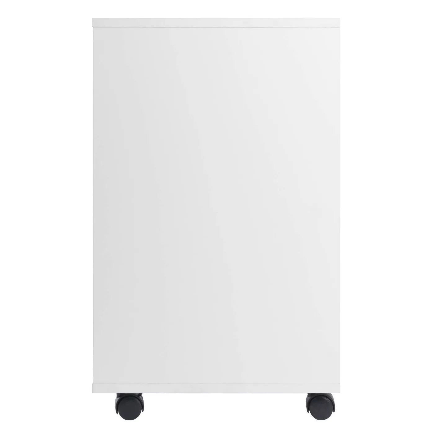 Halifax 5 Drawer Cabinet with Casters White thumbnail 3