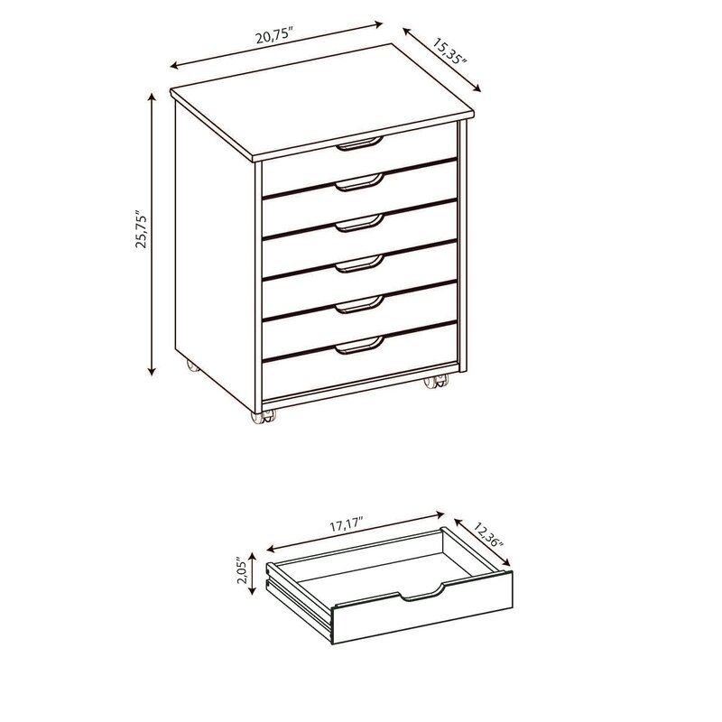 Breshay 6 Drawer Storage Chest thumbnail 5