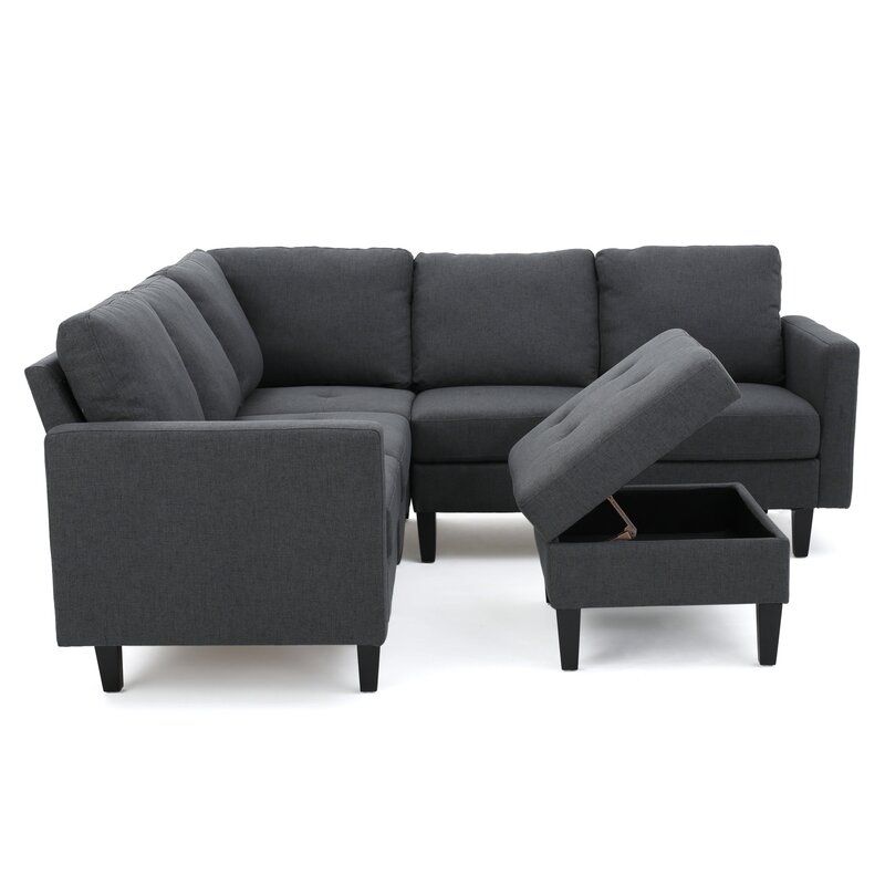 Bayard Right Hand Facing Modular Sectional with Ottoman thumbnail 3