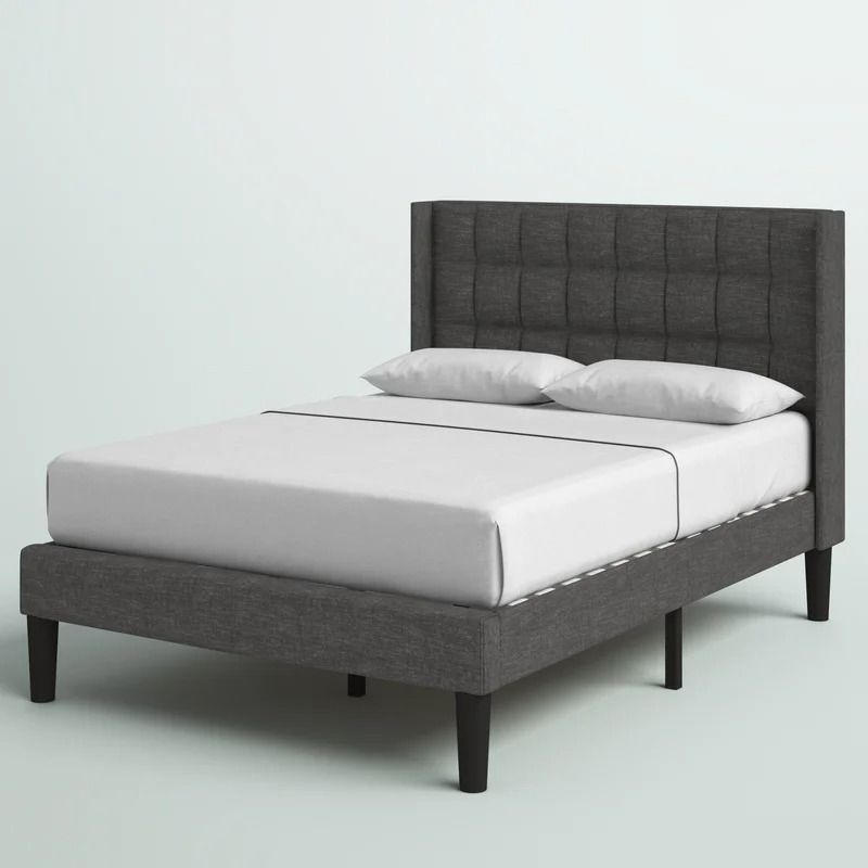 Martinez Upholstered Platform Bed-Full thumbnail 2