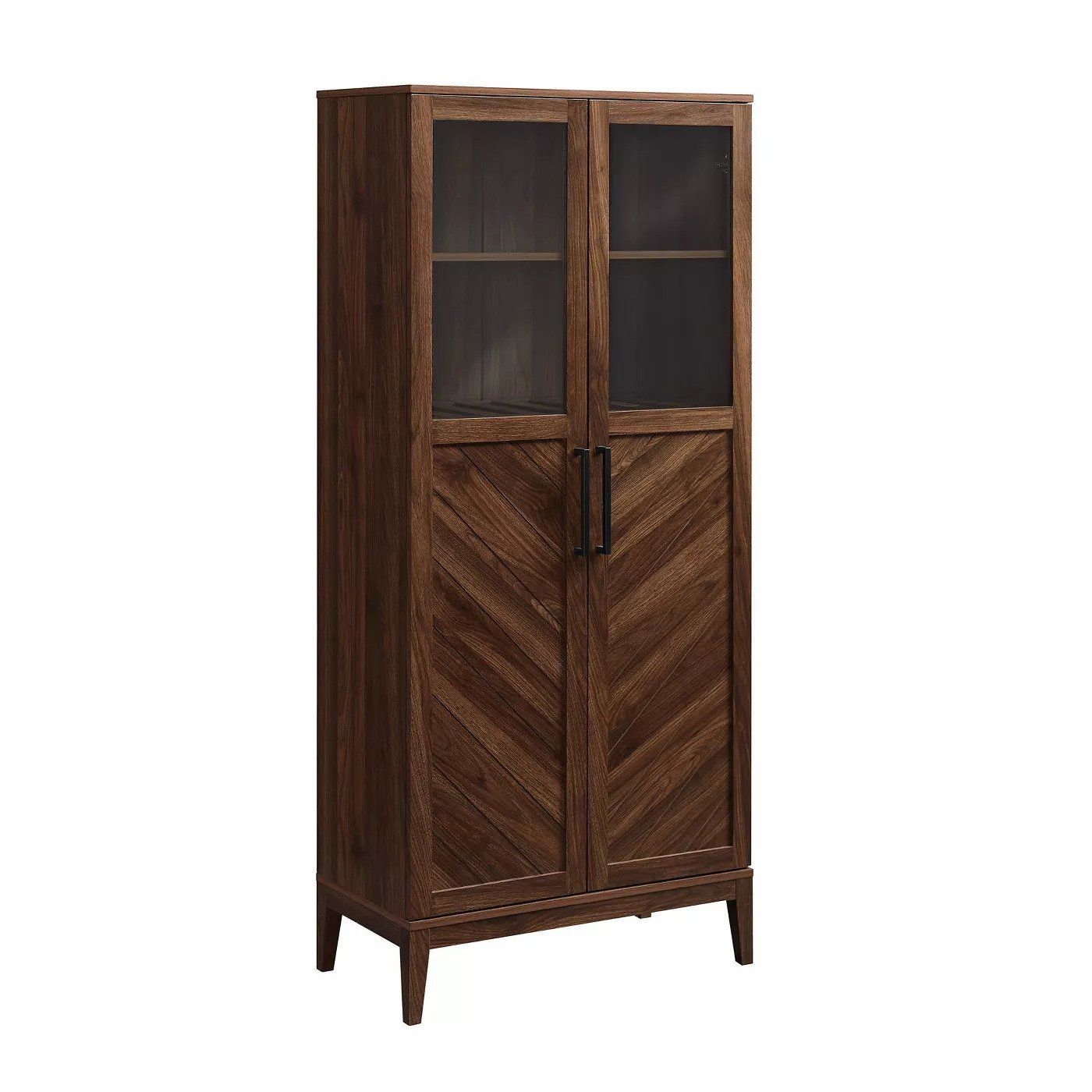 Boho Modern Fusion Tall Liquor Cabinet thumbnail 2