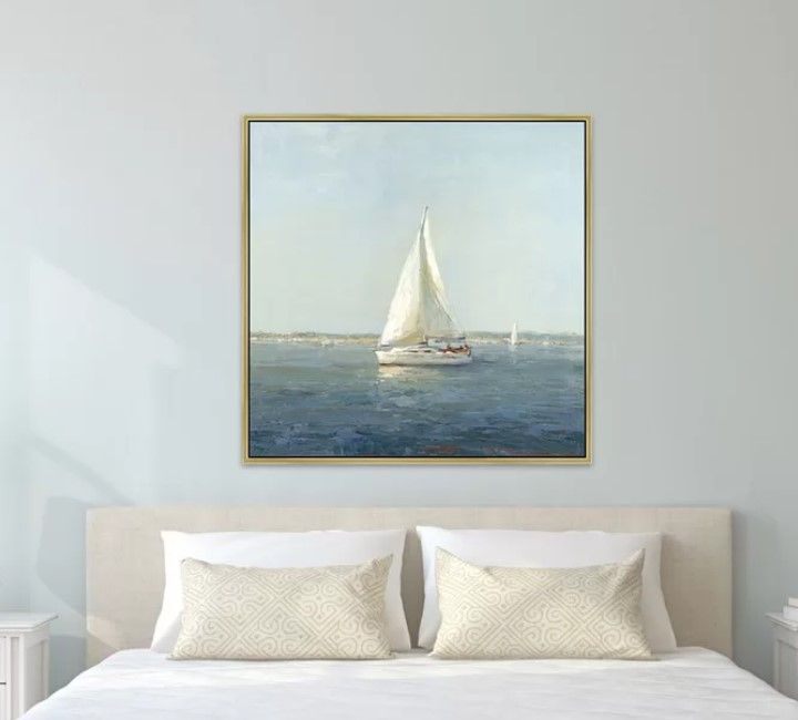 Weekend Getaway Floater Frame Painting Print on Canvas thumbnail 2