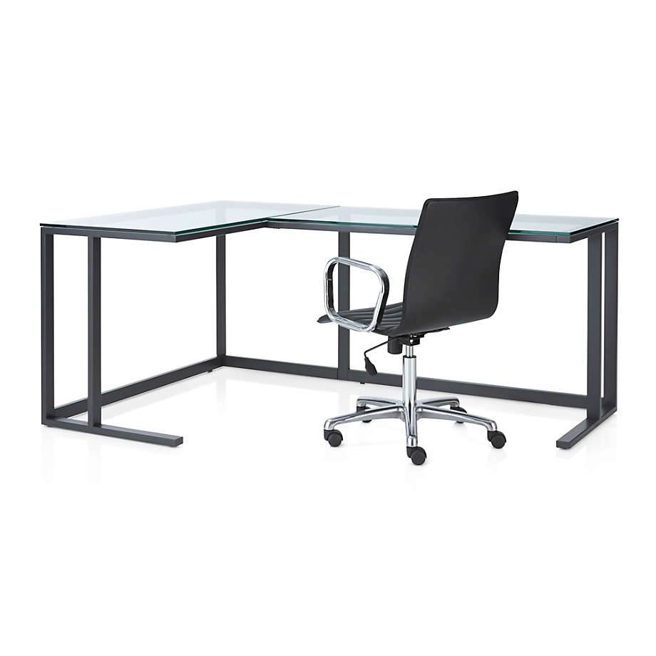Pilsen Graphite Corner Desk thumbnail 2