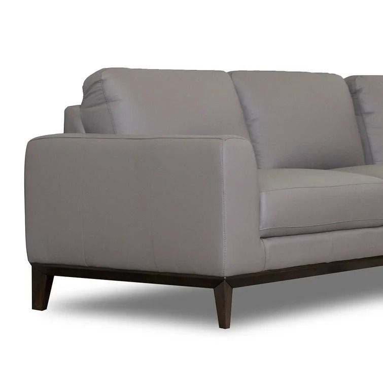 Lorimer  Genuine Leather Sofa and Chaise thumbnail 5