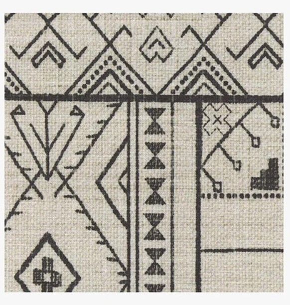 Leelu Black and White Rug-8'x8' thumbnail 2