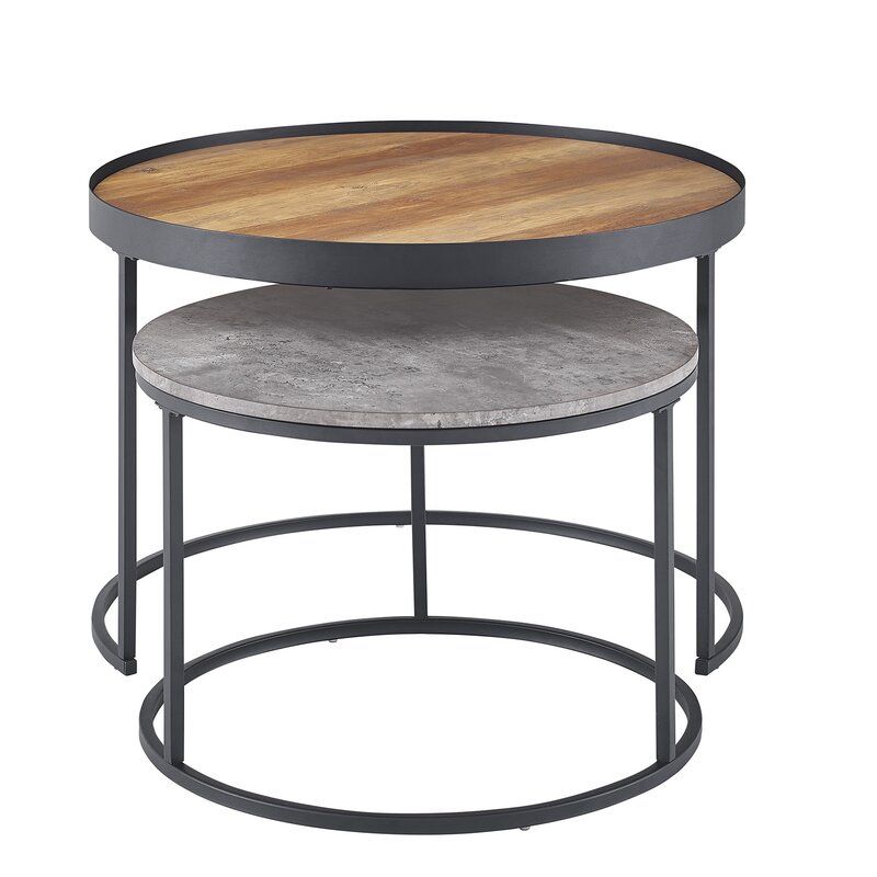 Eddyville Frame 2 Piece Nesting Coffee Table 1 thumbnail 3