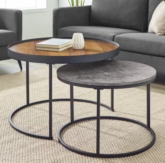 Eddyville Frame 2 Piece Nesting Coffee Table 1 thumbnail 2