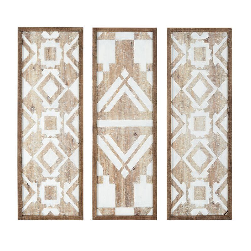 3 Piece Natural Wood Decor Set thumbnail 2