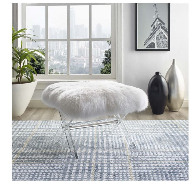 Tay Sheepskin Bench thumbnail 4