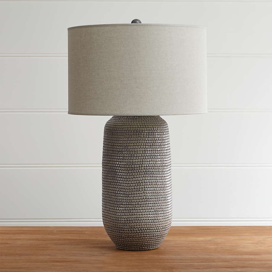 Cane Grey Table Lamp thumbnail 2