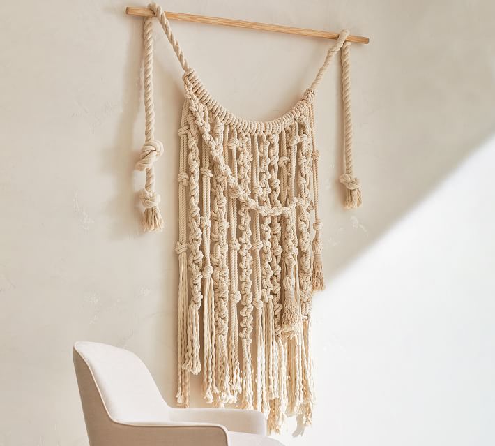 Shay Oversized Hanging Macrame Wall Art thumbnail 2