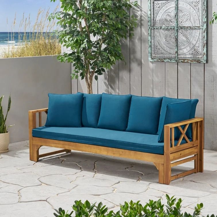 Trevion Extendable Patio Sofa thumbnail 2