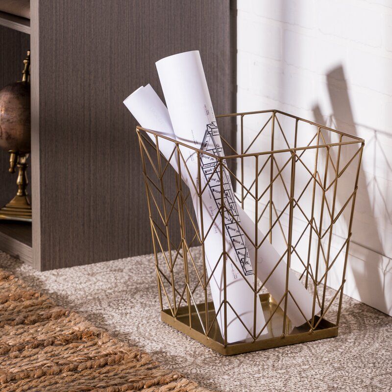 Kaila Coastal Decorative Waste Basket thumbnail 2