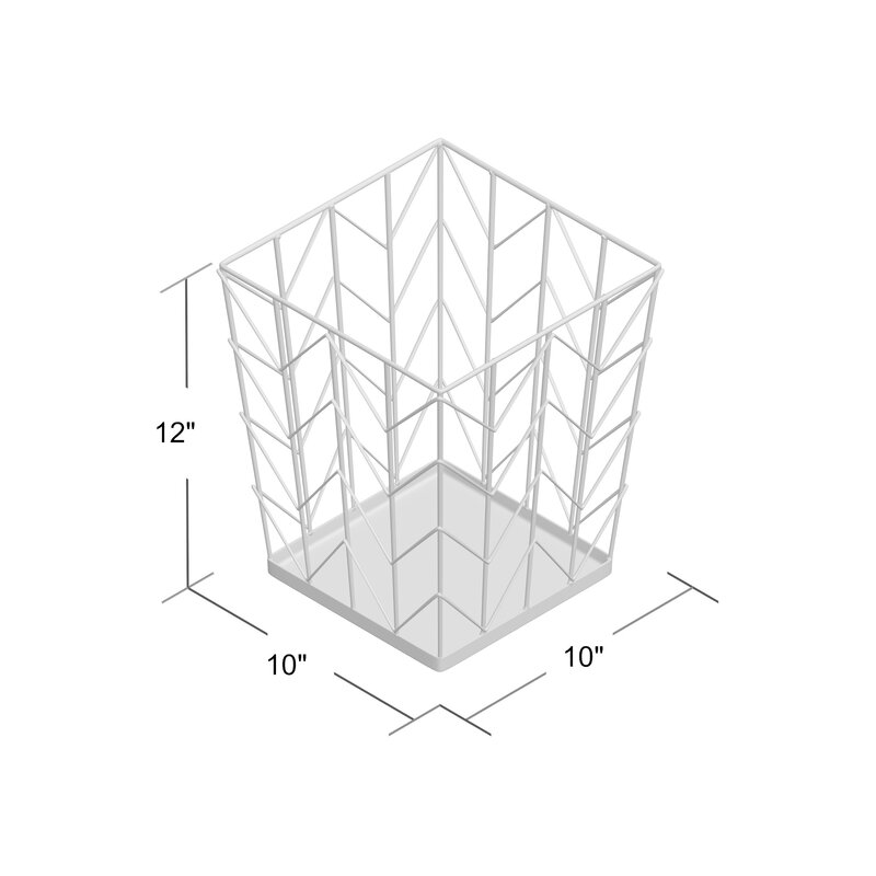 Kaila Coastal Decorative Waste Basket thumbnail 4