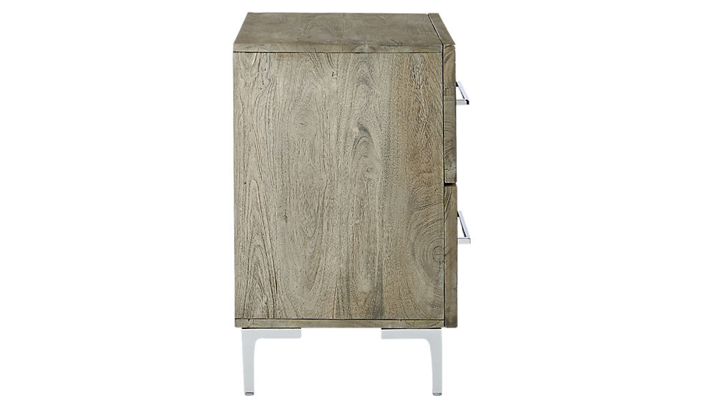 LINK GREY WASH ACACIA NIGHSTAND thumbnail 4