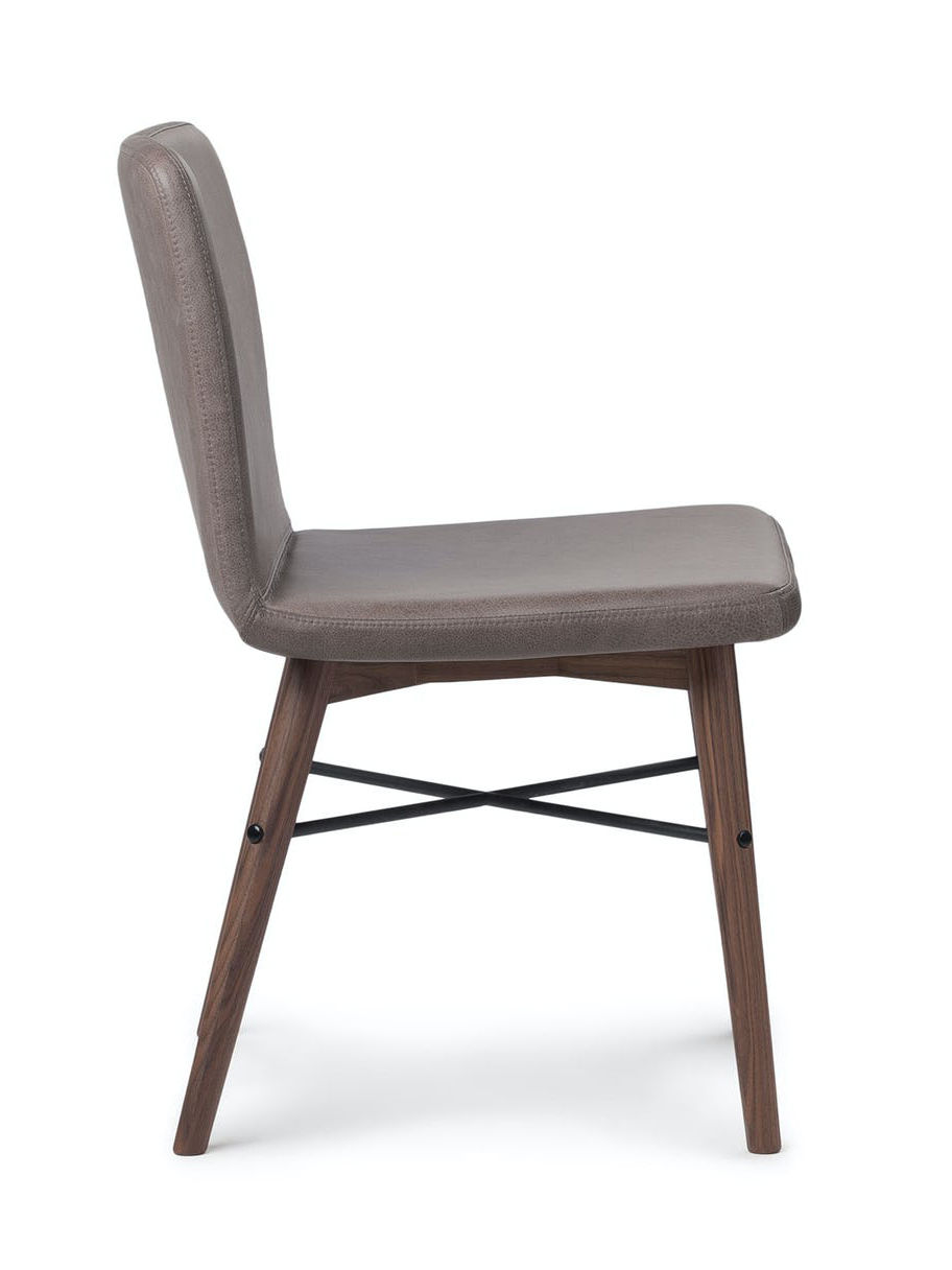Kissa Canyon Charcoal Matte Walnut Dining Chair thumbnail 2