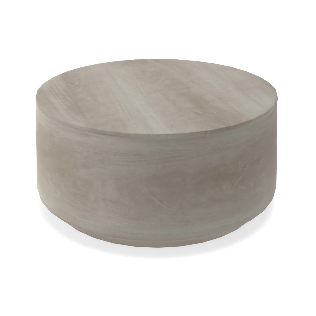 Round Drum Coffee Table thumbnail 2