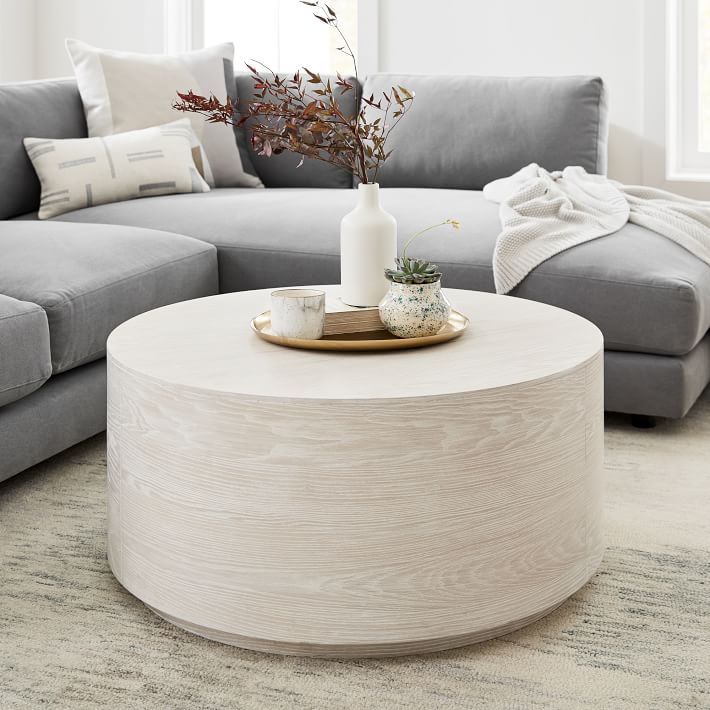 Round Drum Coffee Table thumbnail 4