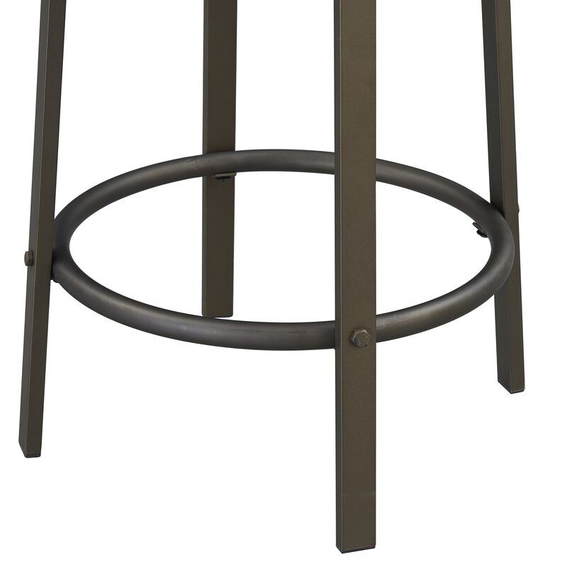 Alline Swivel Counter Stool set of 2 thumbnail 2
