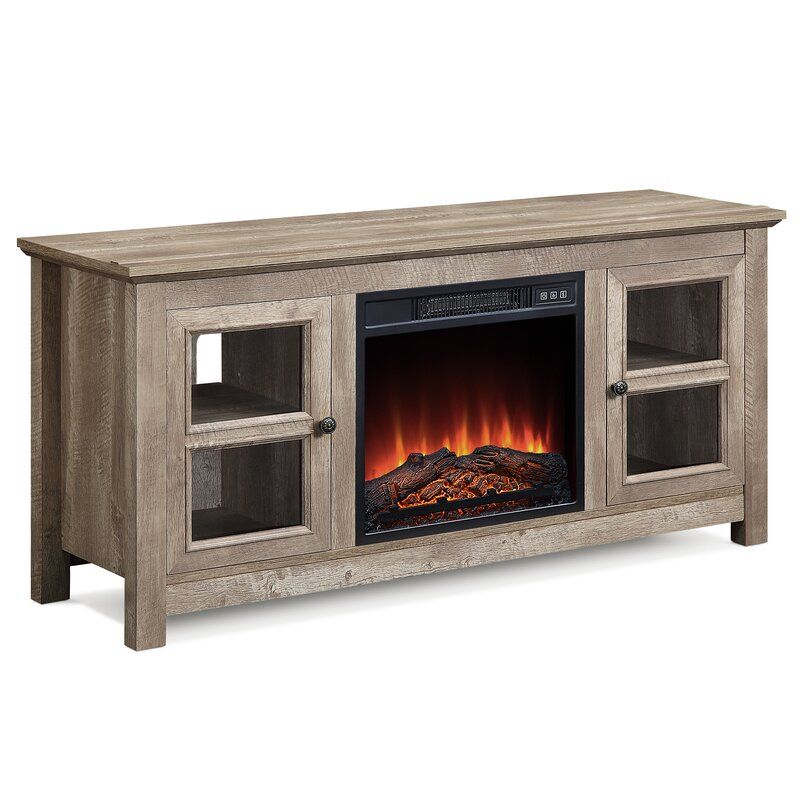 Kennardi TV Stand with Electric Fireplace Included thumbnail 2