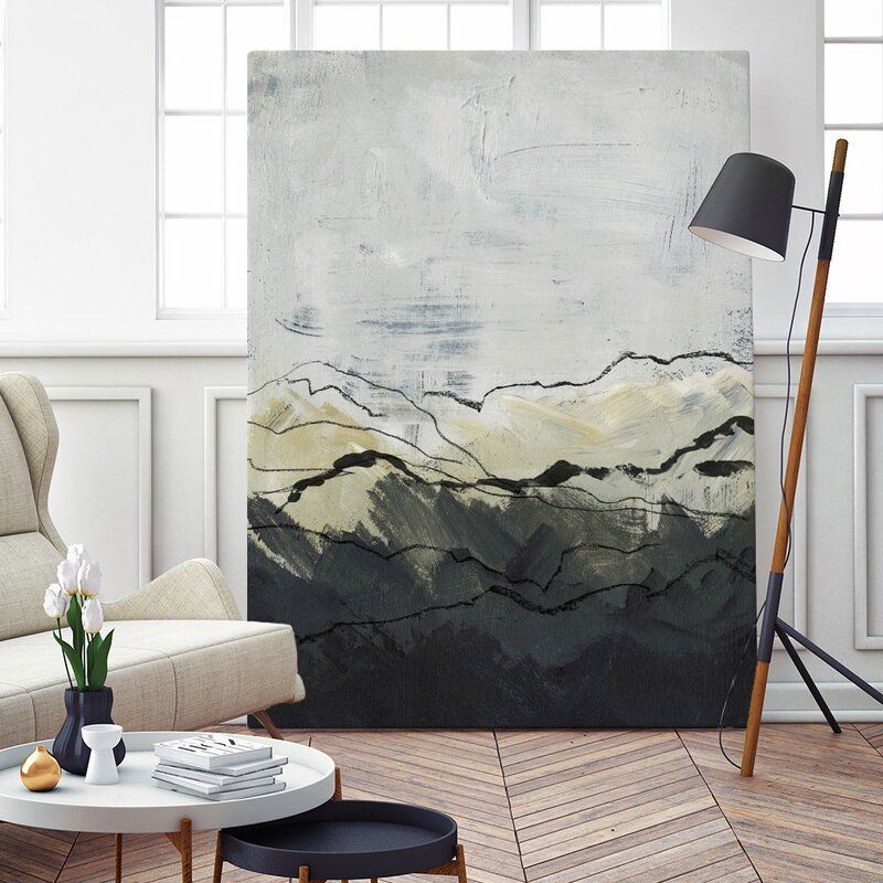 Winter Mountains I by Jennifer Paxton Parker Wrapped Canvas Painting Print thumbnail 2