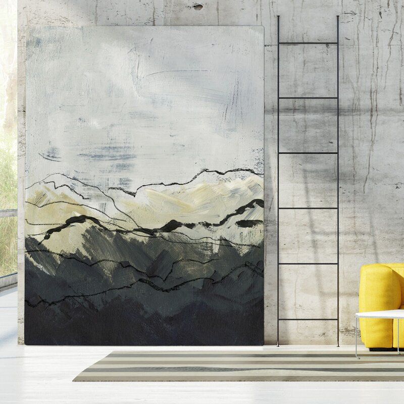 Winter Mountains I by Jennifer Paxton Parker Wrapped Canvas Painting Print thumbnail 3