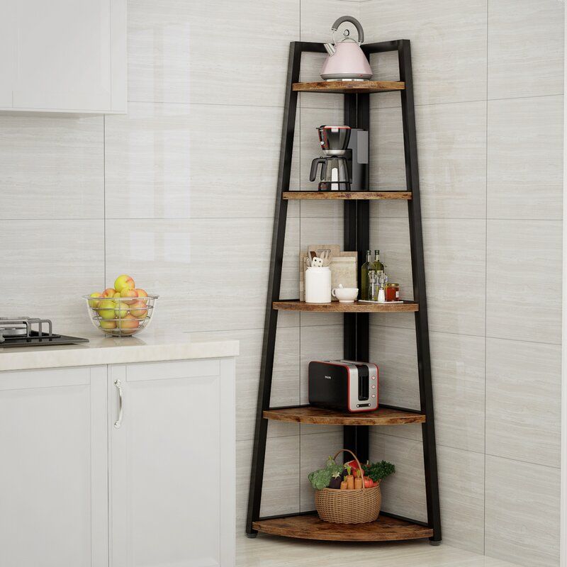 Hettinger Metal Corner Bookcase thumbnail 3