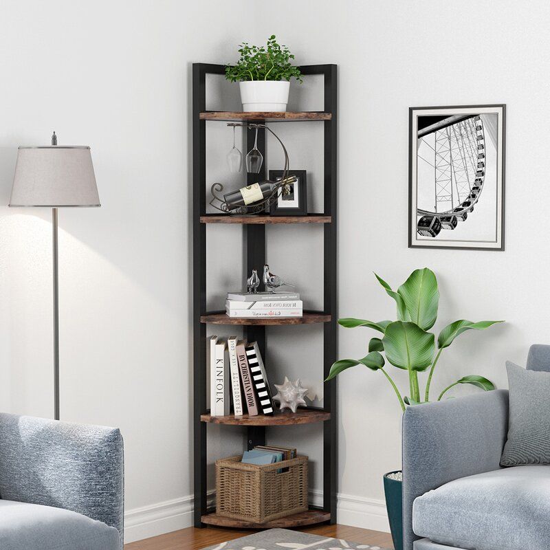 Norway Metal Corner Bookcase thumbnail 2
